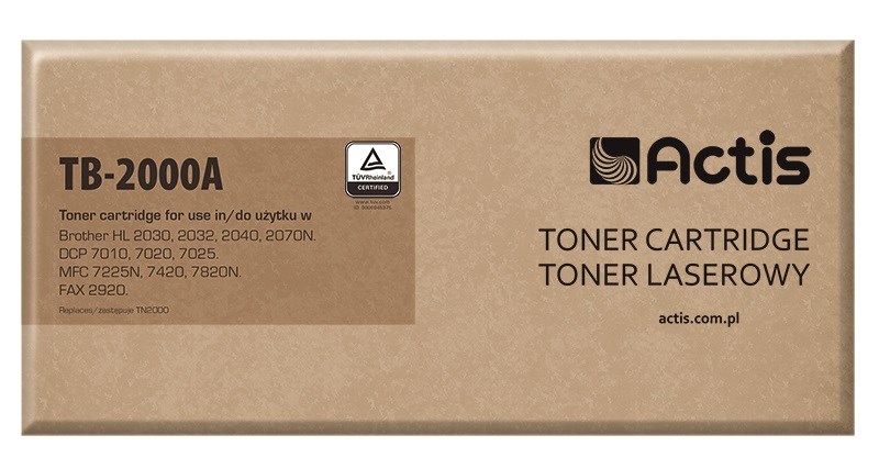 Toner Actis TB-2000A (zamjena za Brother TN2000 / TN2005; Standard; 2500 stranica; crni)-0