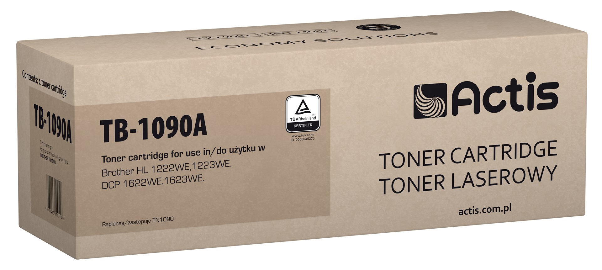 Toner ACTIS TB-1090A (zamjena za Brother TN-1090, standardna, 1500 stranica) crni-0