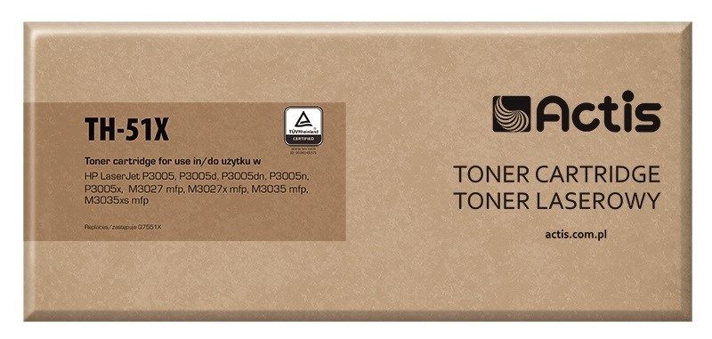 Toner ACTIS TH-51X (zamjena za HP 51X Q7551X, standardna, 13000 stranica) crni-0