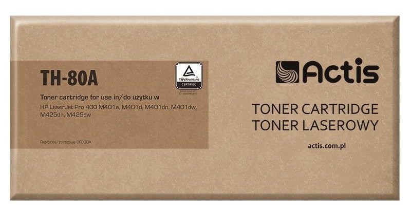 Toner ACTIS TH-80A (zamjena za HP 80A CF280A, standard, 2700 stranica) crni-0