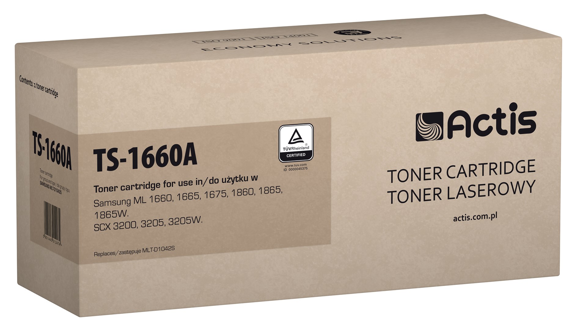 Toner ACTIS TS-1660A (zamjena za Samsung MLT-D1042S, Standard, 1500 stranica) crna-0
