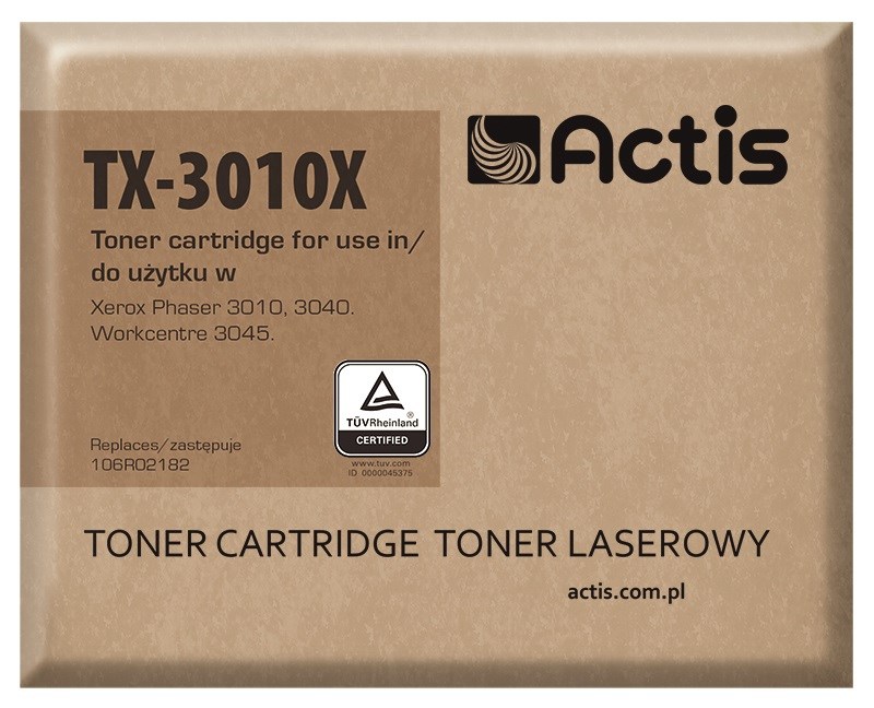 Toner ACTIS TX-3010X (zamjena za Xerox 106R02182, standard, 2300 stranica) crna