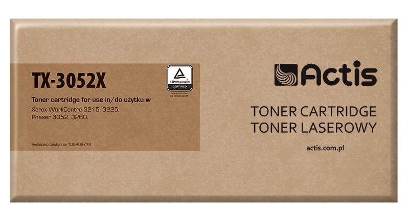 Toner ACTIS TX-3052X (zamjena za Xerox 106R02778, standard, 3000 stranica) crna
