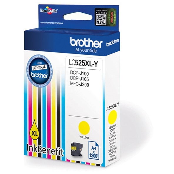 Patrona za tintu Brother LC525XL-Y (originalna ekstra visokog prinosa) žuta-1