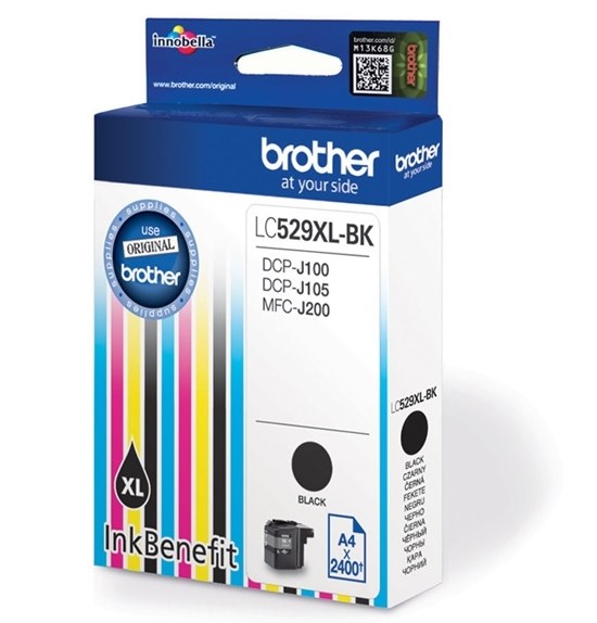 Patrona za tintu Brother LC529XL-BK (originalna ekstra visokog prinosa) crna-1