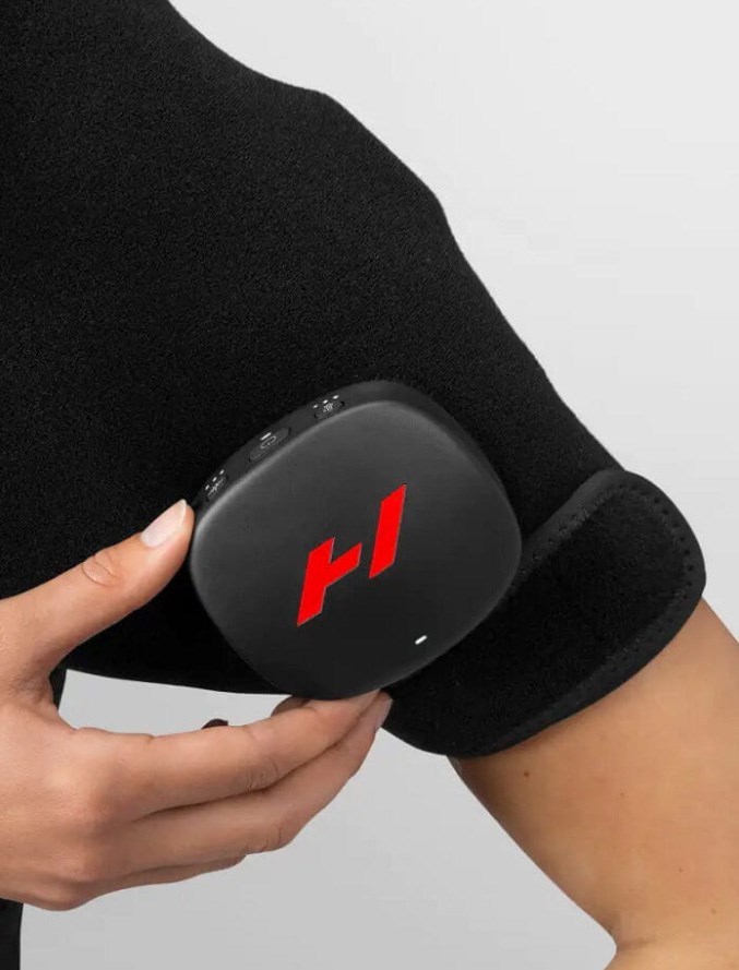 Masažer HYPERICE Venom 2 Shoulder Left (toplinski i vibracijski, 3 razine topline, Bluetooth, baterija do 3h, crna boja)-3
