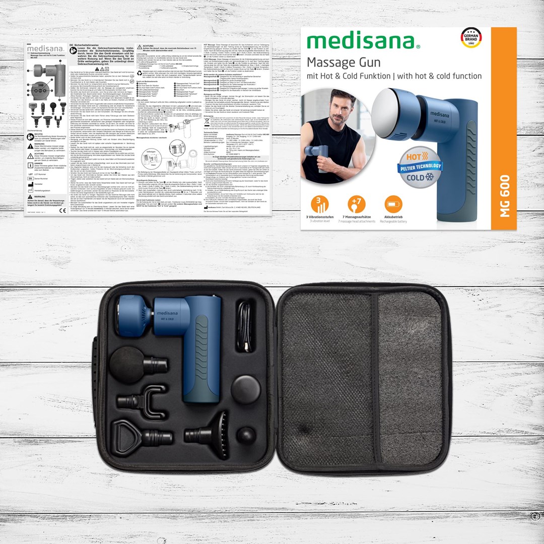 Masažer univerzalni Medisana MG 600 crni plavi-5