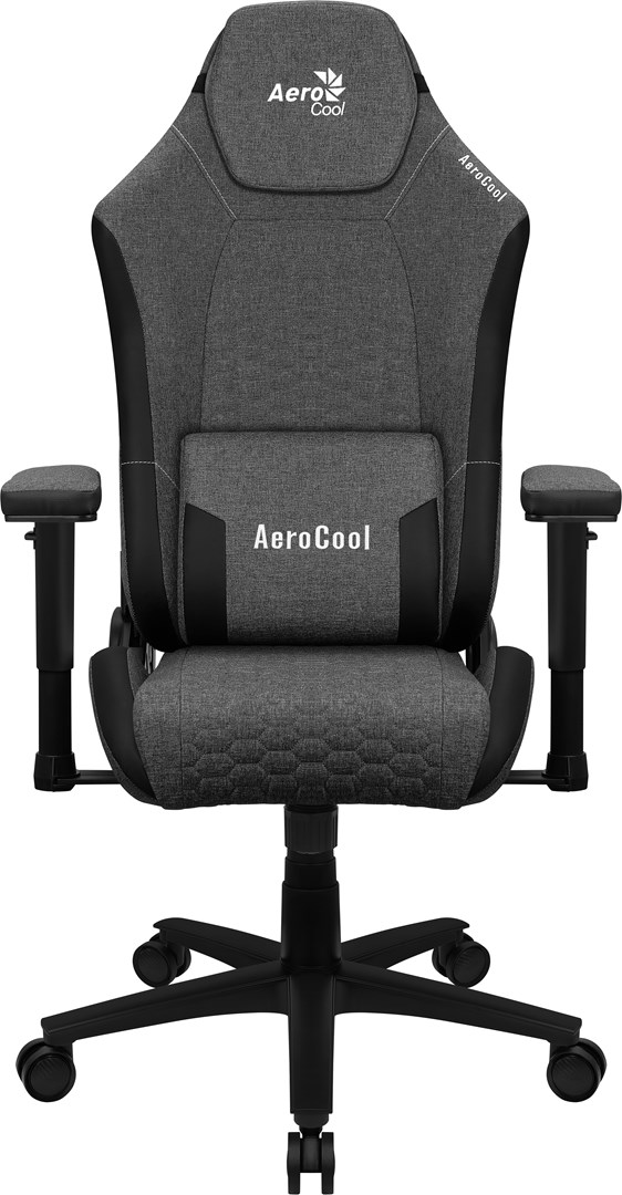 Ergonomska gaming stolica Aerocool CROWNASHBK (ergonomska, podesivi jastuci, AeroWeave tehnologija) crna-1