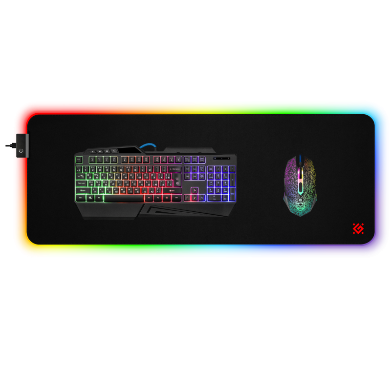 DEFENDER GAMING ULTRA LIGHT LED MOUSEPAD 50566-2