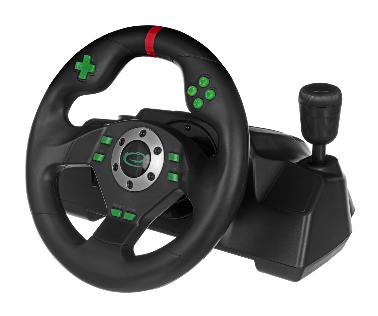 Gaming volan ESPERANZA EGW101 (Playstation, Playstation 3, Digitalni, USB) crno-zeleni-2