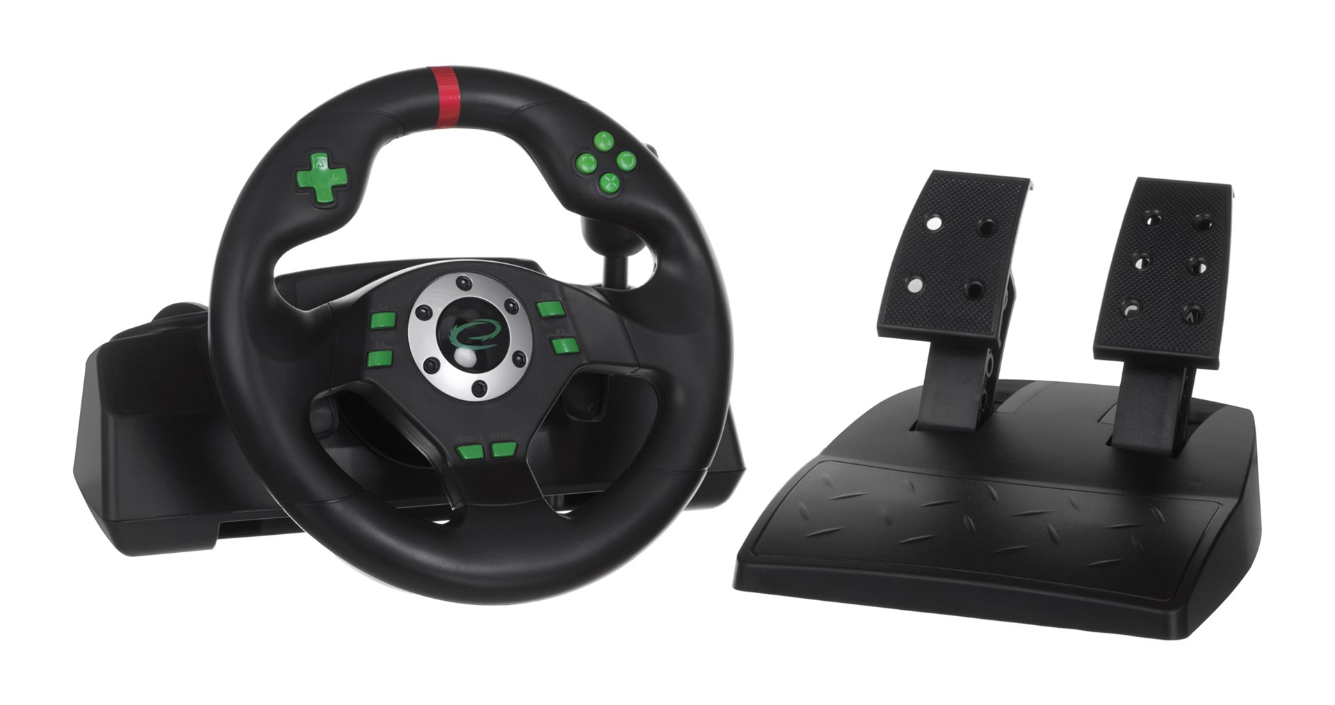 Gaming volan ESPERANZA EGW101 (Playstation, Playstation 3, Digitalni, USB) crno-zeleni-0
