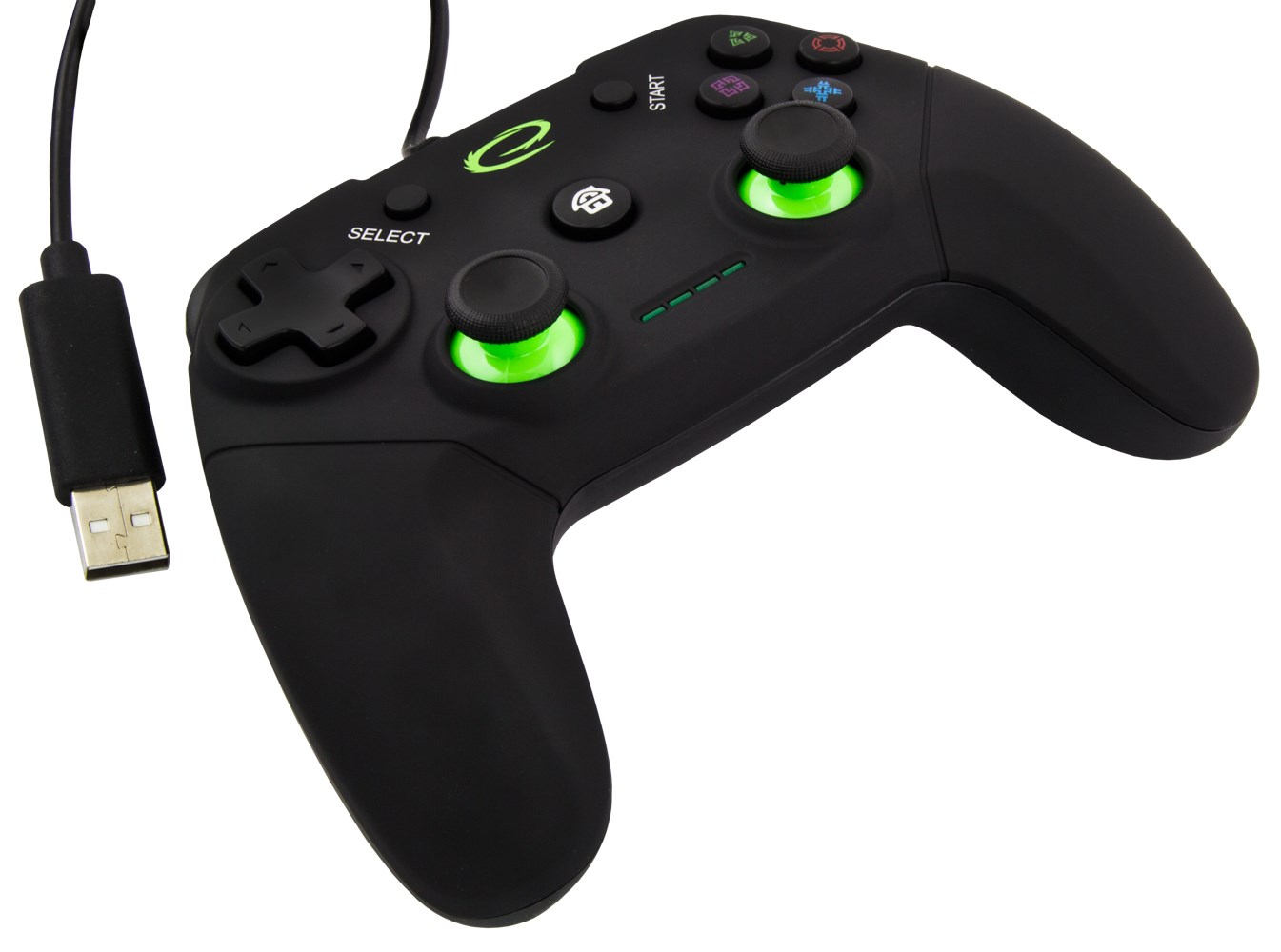 Kontroler ESPERANZA EGG110K (gamepad, PC, Playstation 3, analogni/digitalni, USB 2.0) crni-5