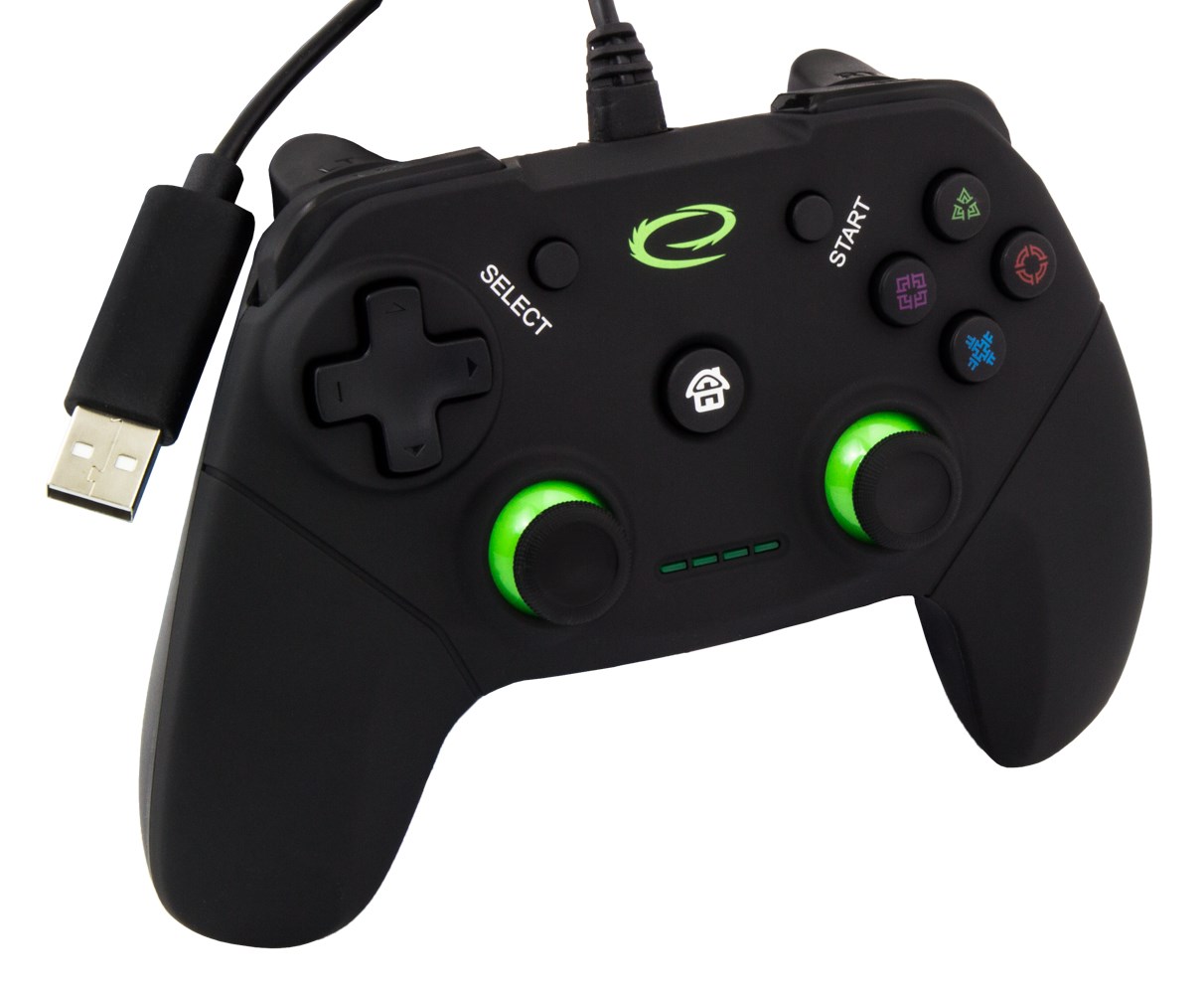 Kontroler ESPERANZA EGG110K (gamepad, PC, Playstation 3, analogni/digitalni, USB 2.0) crni-6