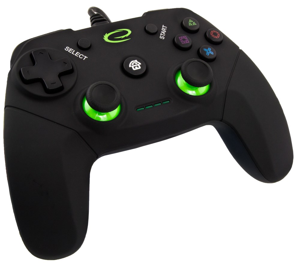 Kontroler ESPERANZA EGG110K (gamepad, PC, Playstation 3, analogni/digitalni, USB 2.0) crni-1