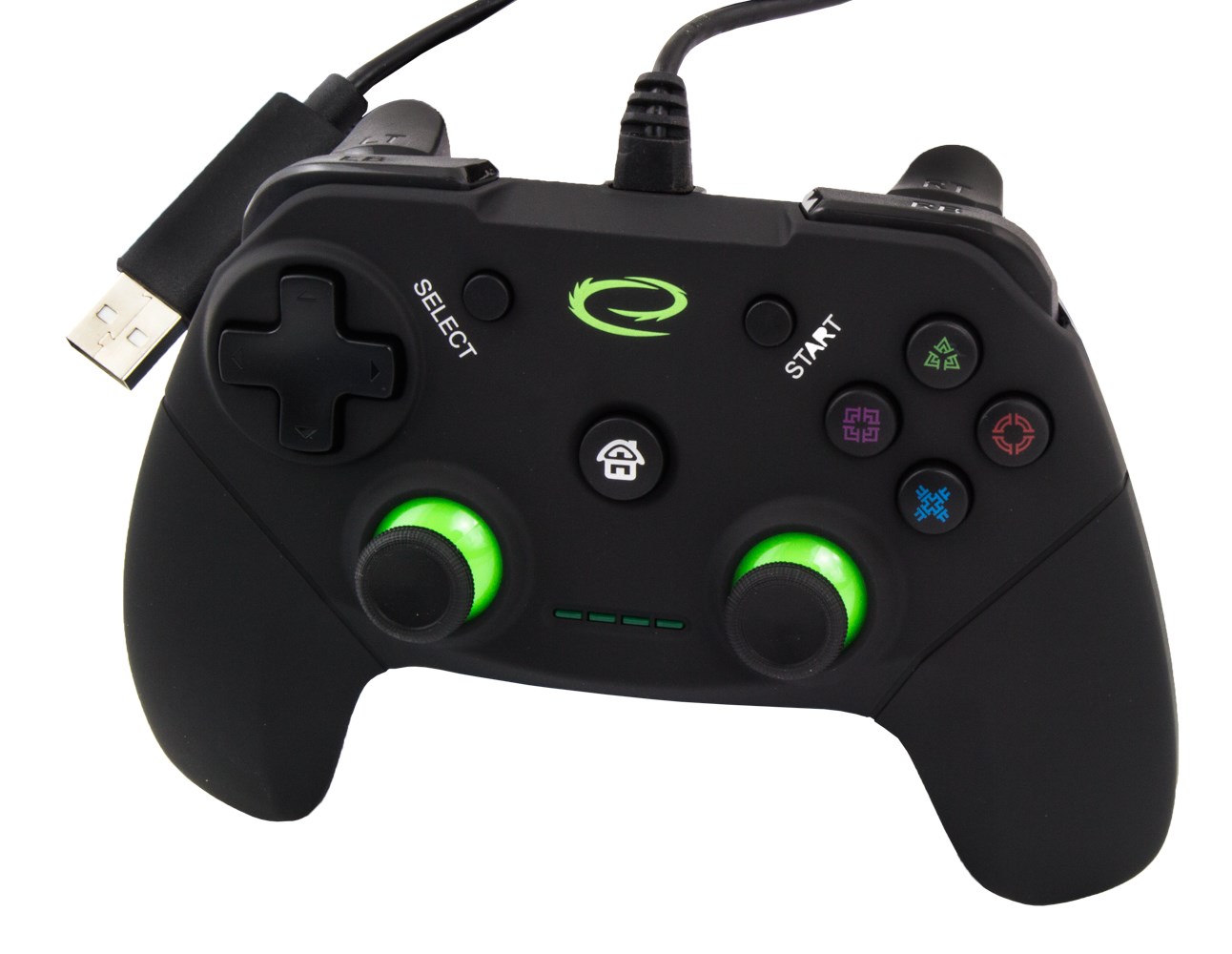 Kontroler ESPERANZA EGG110K (gamepad, PC, Playstation 3, analogni/digitalni, USB 2.0) crni-3