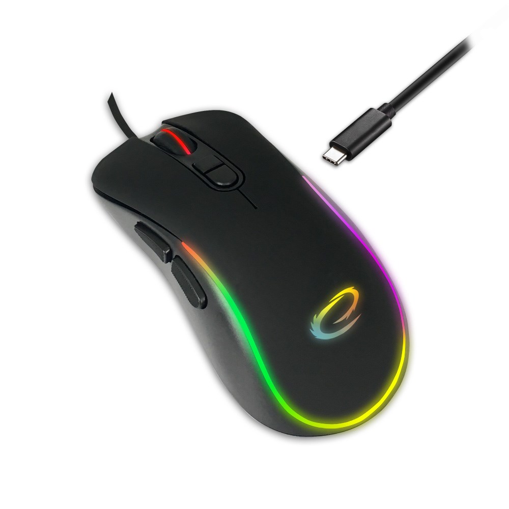 Esperanza EGM303 mouse Right-hand USB Type-C Optical 2400 DPI-7