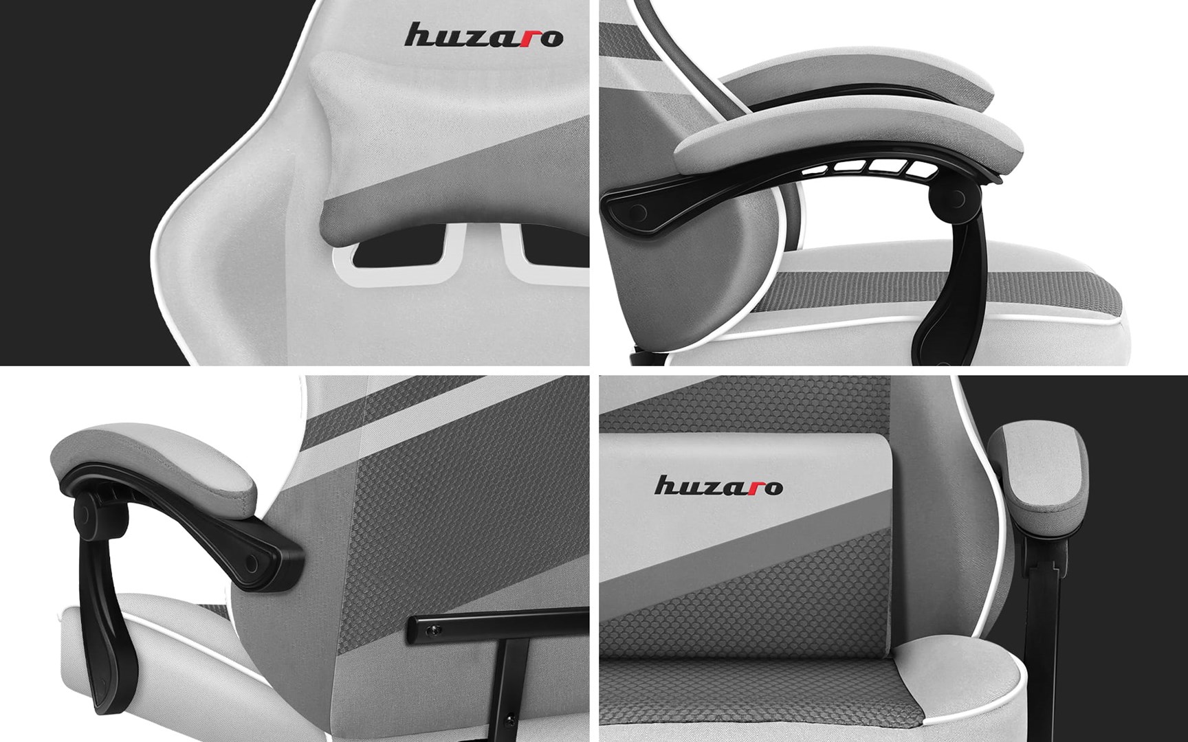Gaming stolac HUZARO Force 4.4 siva