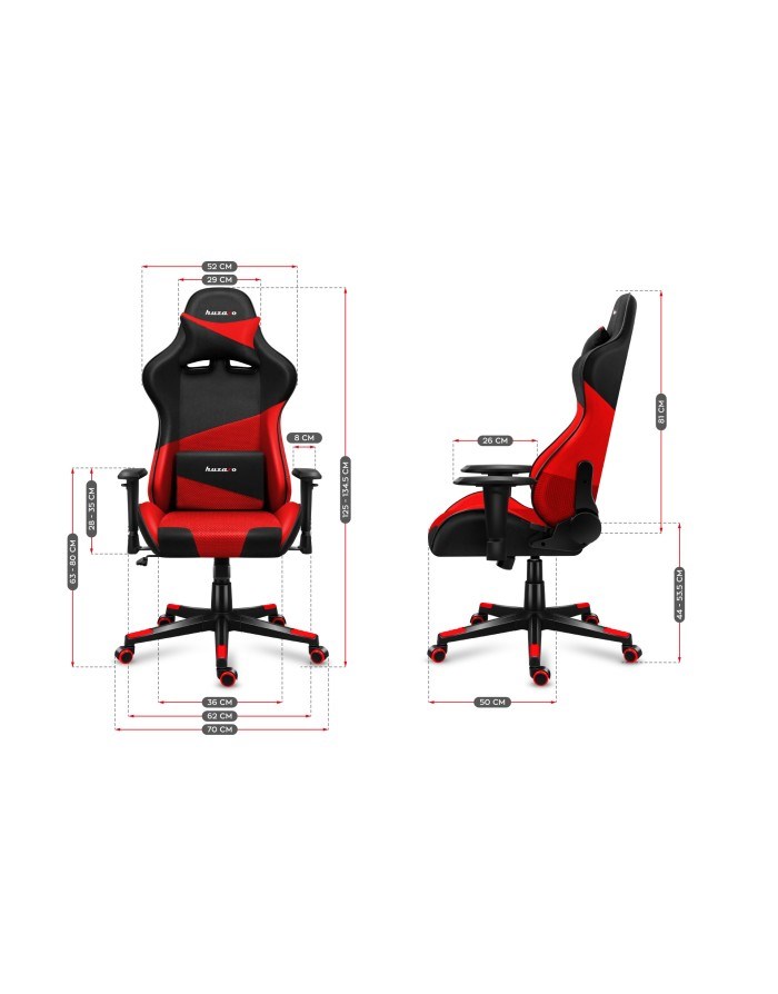 Gaming stolac HUZARO Force 6.2 crvena-10