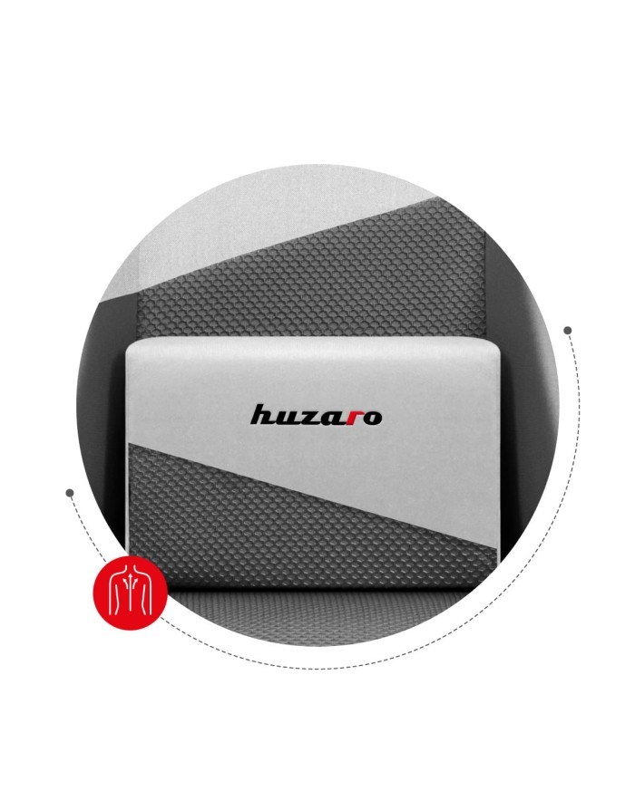 Gaming stolac HUZARO Force 6.2 bijela-11