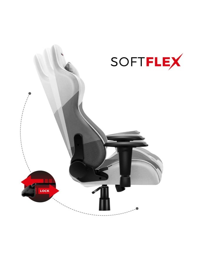Gaming stolac HUZARO Force 6.2 bijela-3