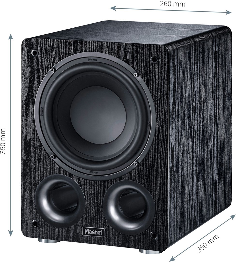 Aktivni subwoofer MAGNAT Alpha RS8 (80 W, crna)-4
