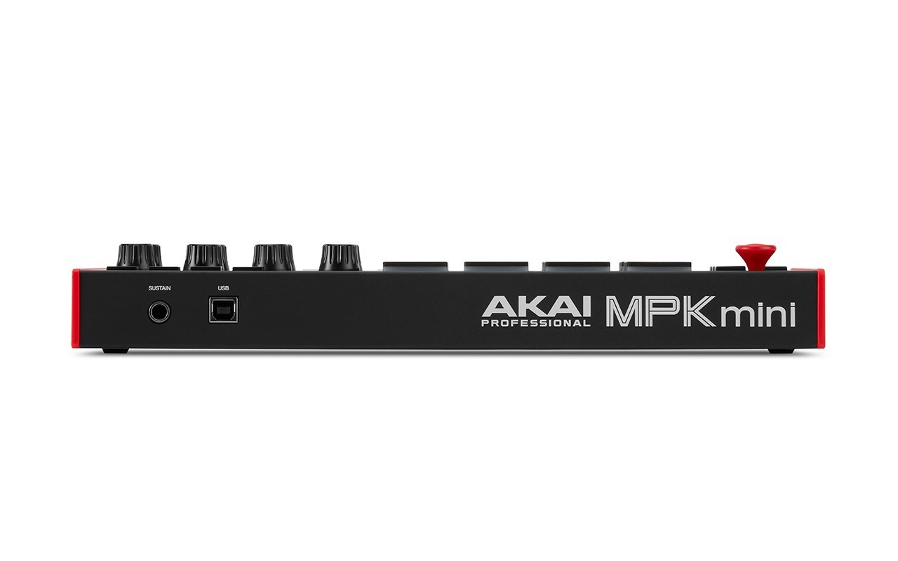 Kontrolna tipkovnica AKAI MPK Mini MK3 (pad kontroler, MIDI, USB) crno-crvena-3