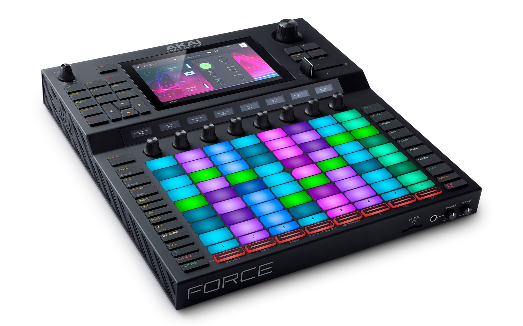 Samostalna stanica za produkciju glazbe AKAI FORCE (sampler, MIDI USB crni)-0