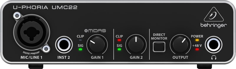 Dodatna glazbena oprema Behringer UMC22 (Koncert/Studio Pre-amp)-1