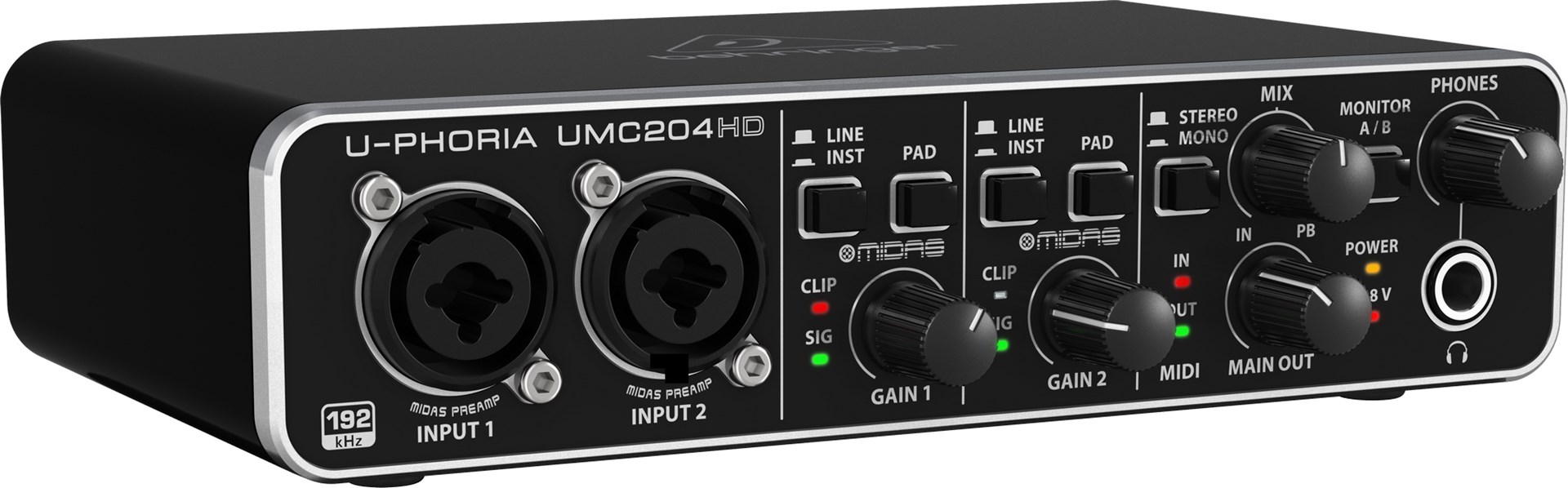 Behringer UMC204HD supplementary music equipment-2