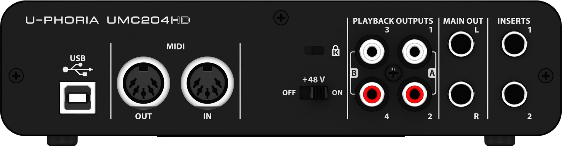 Behringer UMC204HD supplementary music equipment-1