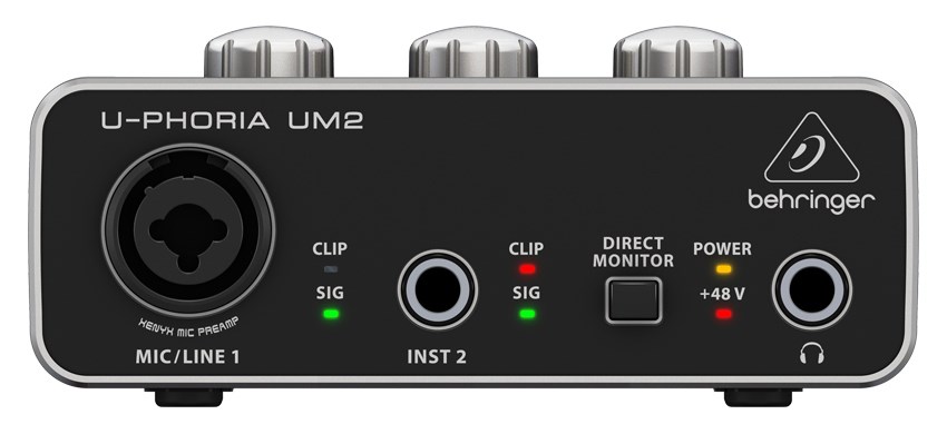 BEHRINGER U-PHORIA UM2 USB audio sučelje, 2 × 2, 48 kHz-0