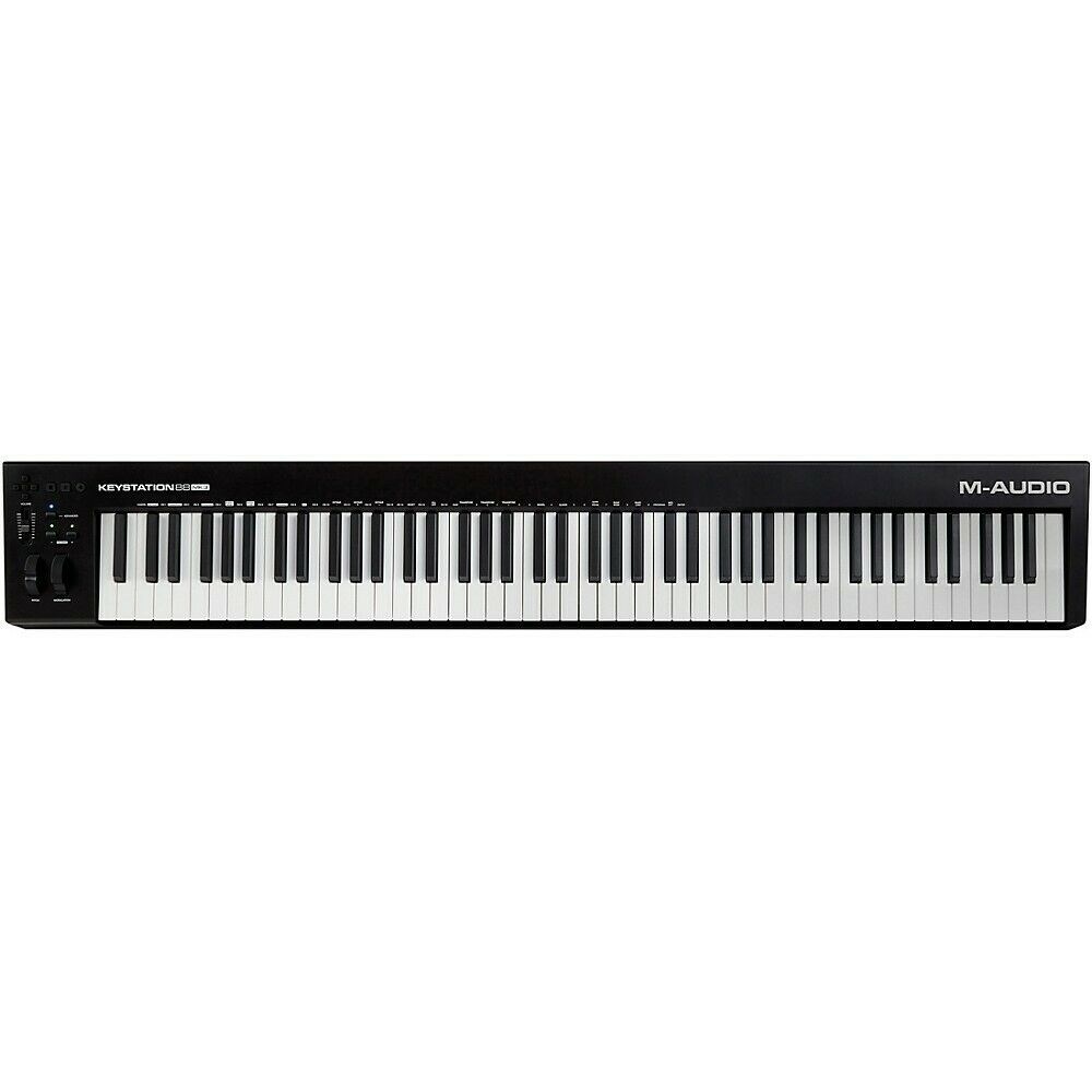 Kontrolna MIDI klavijatura M-AUDIO Keystation 88 MK3 (88 tipki, USB) crno-bijela-0