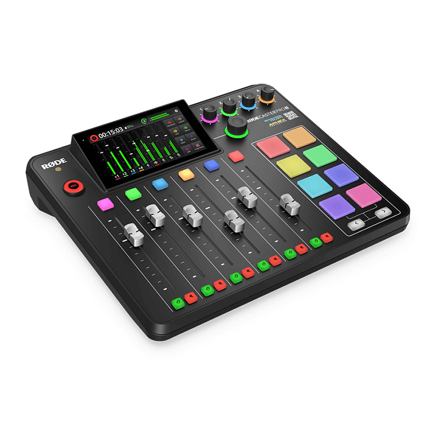 RØDECaster Pro II Podcast production studio Music production station Black-2
