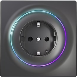 Utičnica tipa F FIBARO FGWOF-011-8 (crna)-0