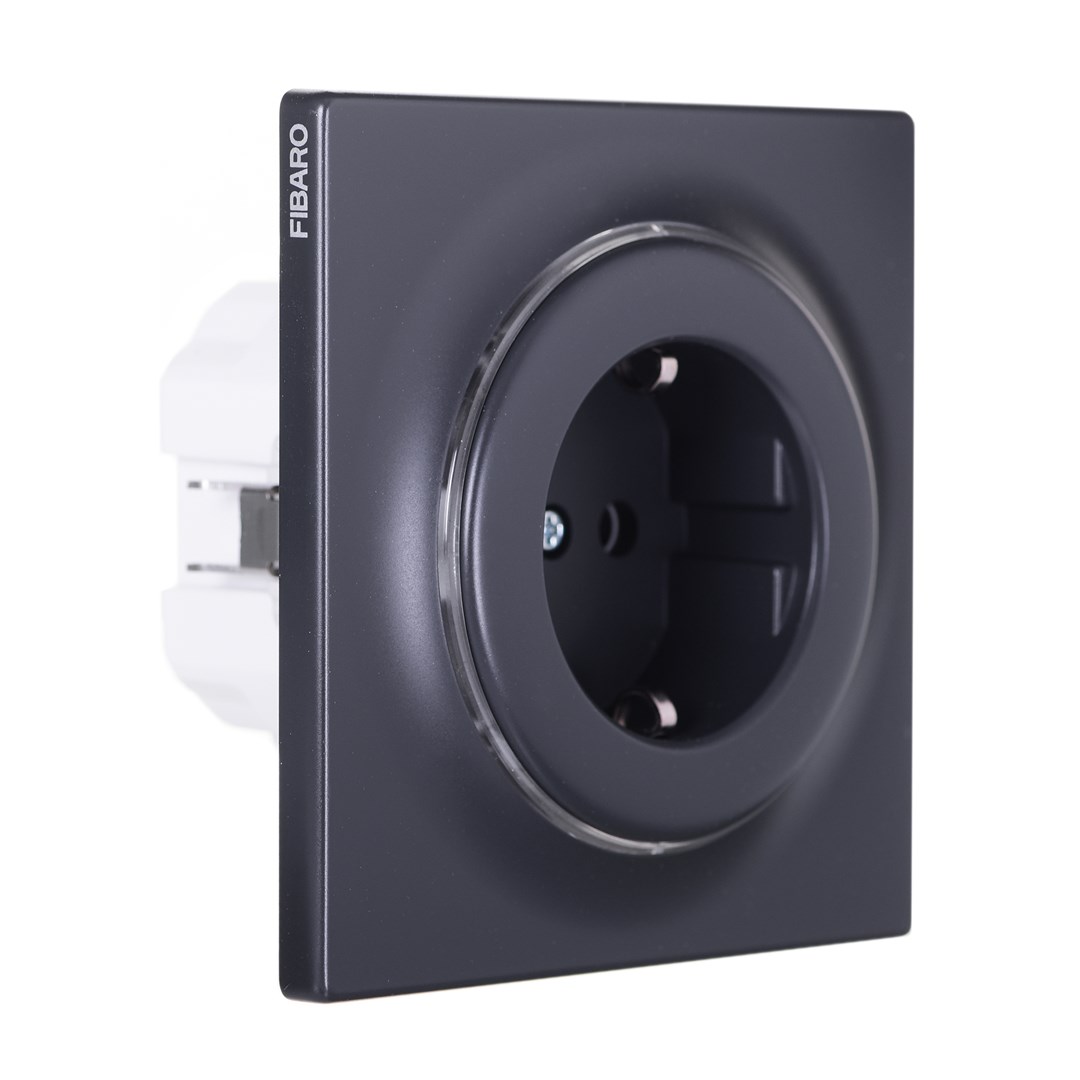 Utičnica tipa F FIBARO FGWSONF-011-8 (crna)-1