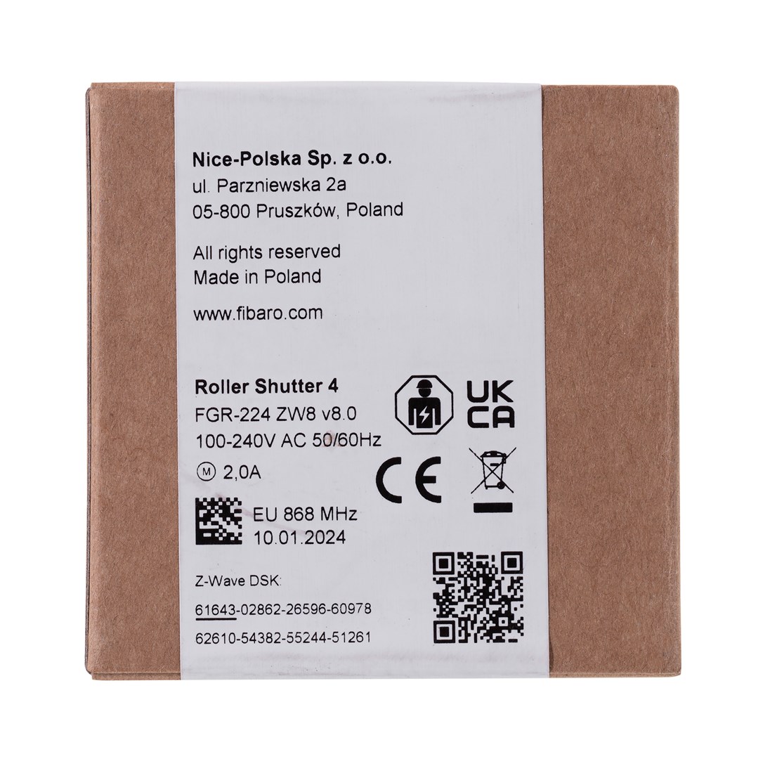 Sterownik Rolet Fibaro FGR-224-5