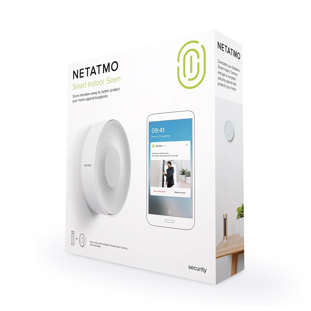 Sirena NETATMO NIS01 (unutarnja, bijela, bežična)-1