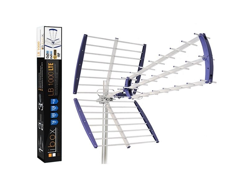 Televizijska antena LIBOX LB-1000 (DVB-T, 16,5 dB)-1