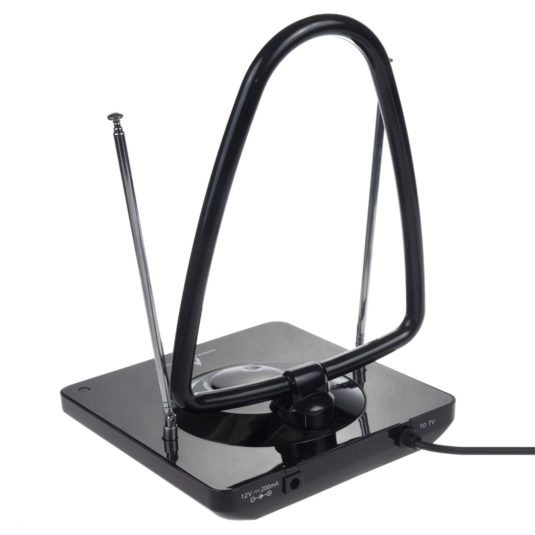 Unutarnja antena Maclean MCTV-963 Visokogušćinska Niska buka Digitalna analogni Freeview FM DVB Strongt 45dB DVB-T/T2 H.265 HEVC-7