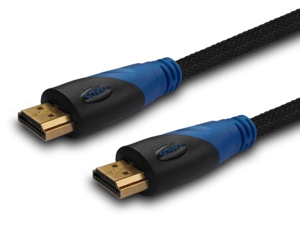 Savio CL-48 HDMI kabel 2 M HDMI tipa A (Standardno) crna, plava-0