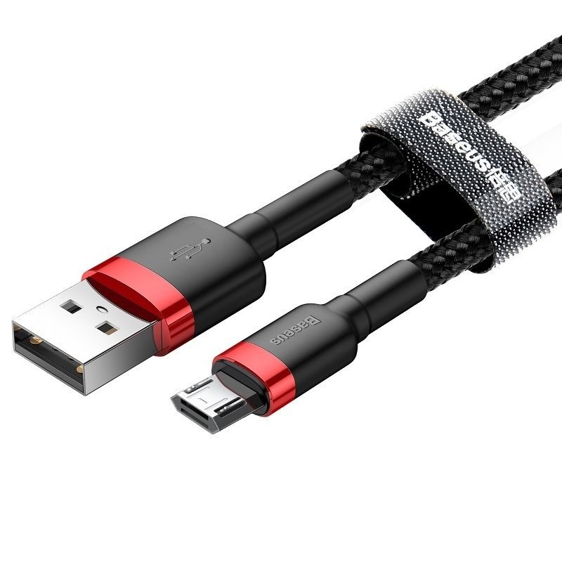 Kabel Micro USB Baseus Cafule (1.5A, 2 m) crveno-crni-1