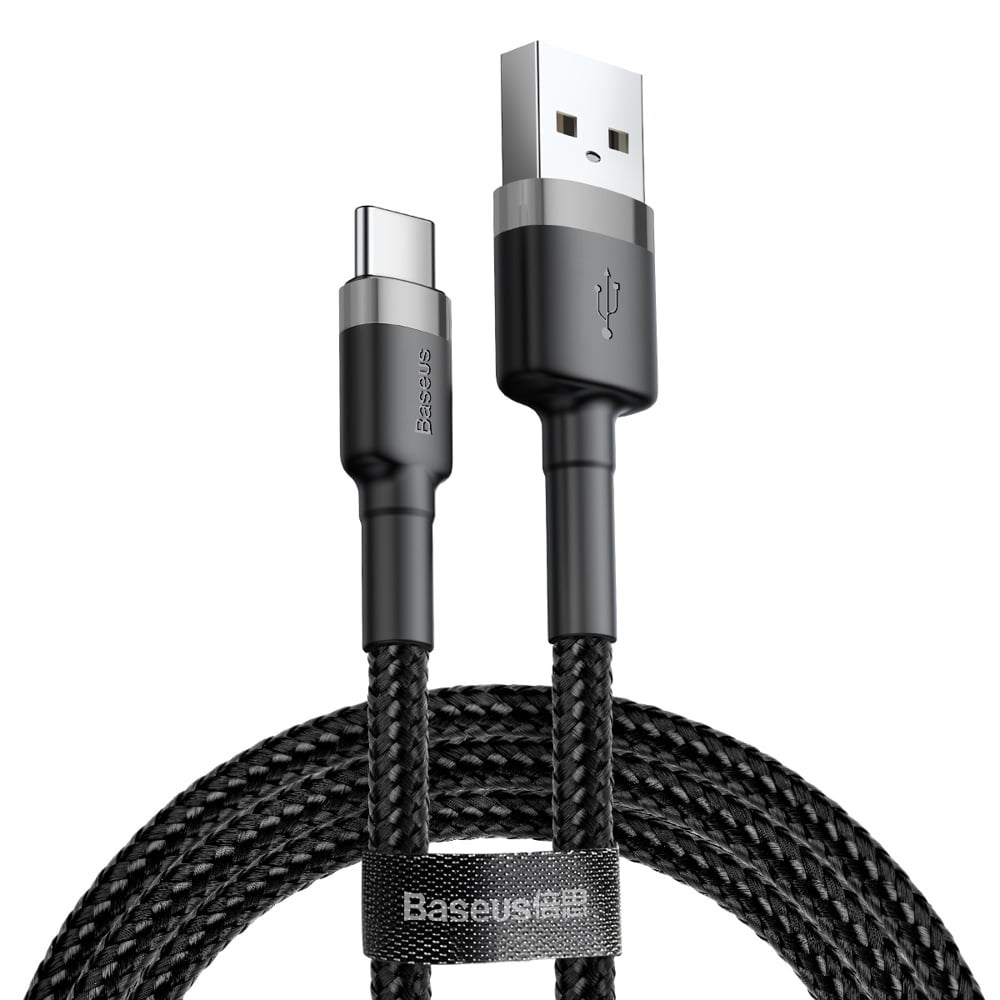 USB kabel BASEUS CATKLF-CG1 2 m USB A USB C crna, siva-0
