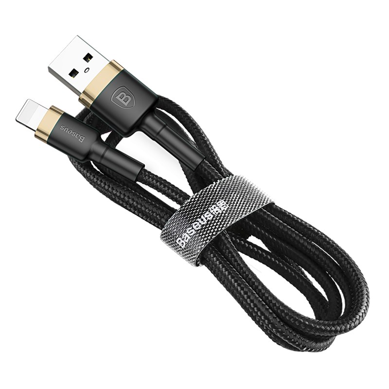 Kabel Baseus Cafule (1 m) crno-zlatni-0