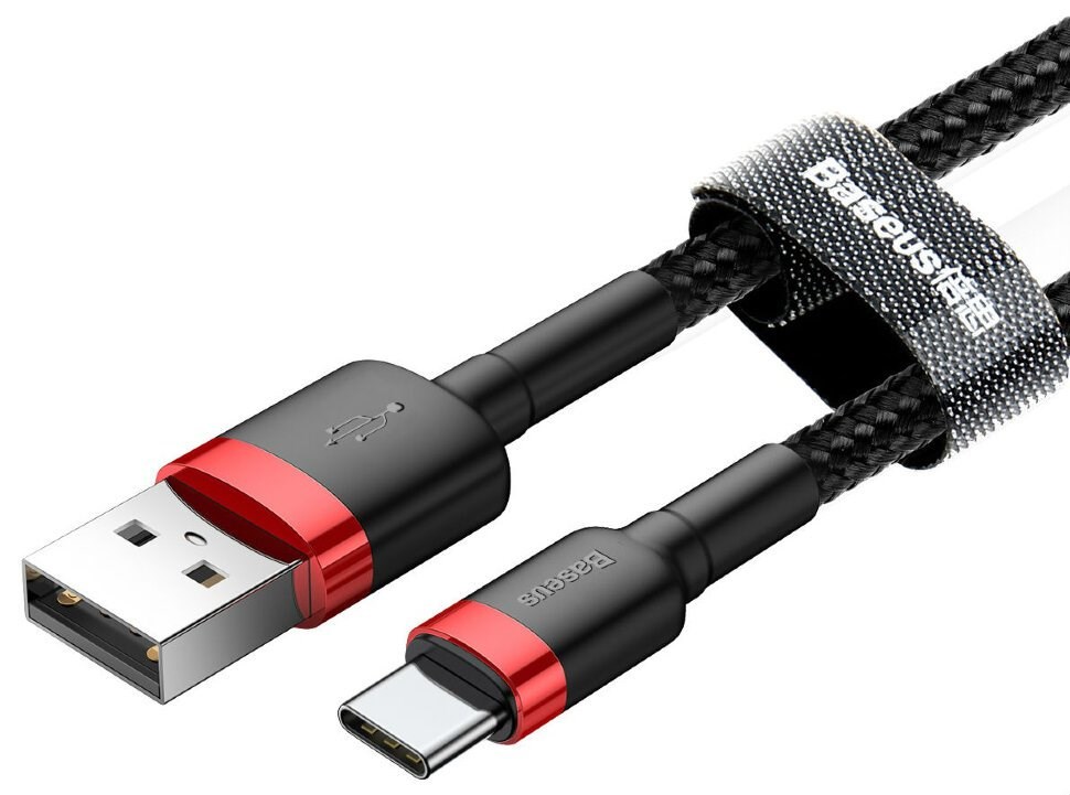 USB kabel Baseus Cafule (2 m, USB A, USB C) crno-crveni-4