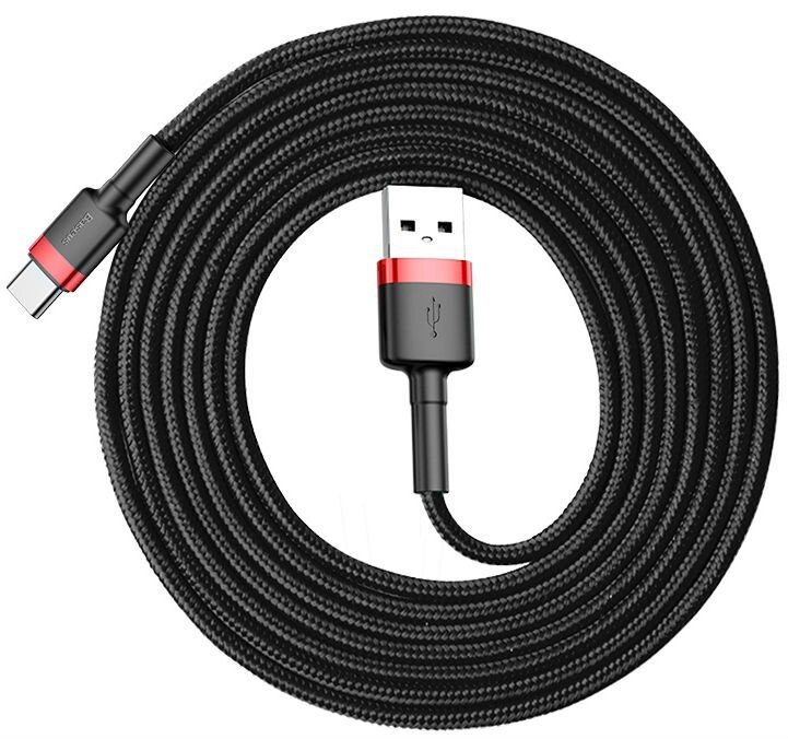 USB kabel Baseus Cafule (2 m, USB A, USB C) crno-crveni-1
