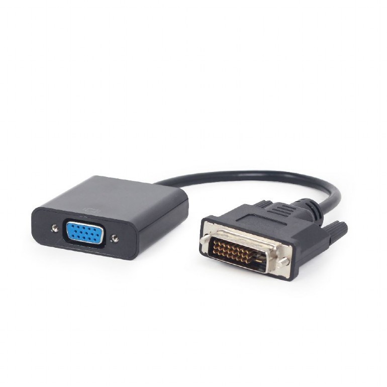 Video adapter kabel GEMBIRD A-DVID-VGAF-01 (0.2 m, DVI-D, VGA (D-Sub)) crni