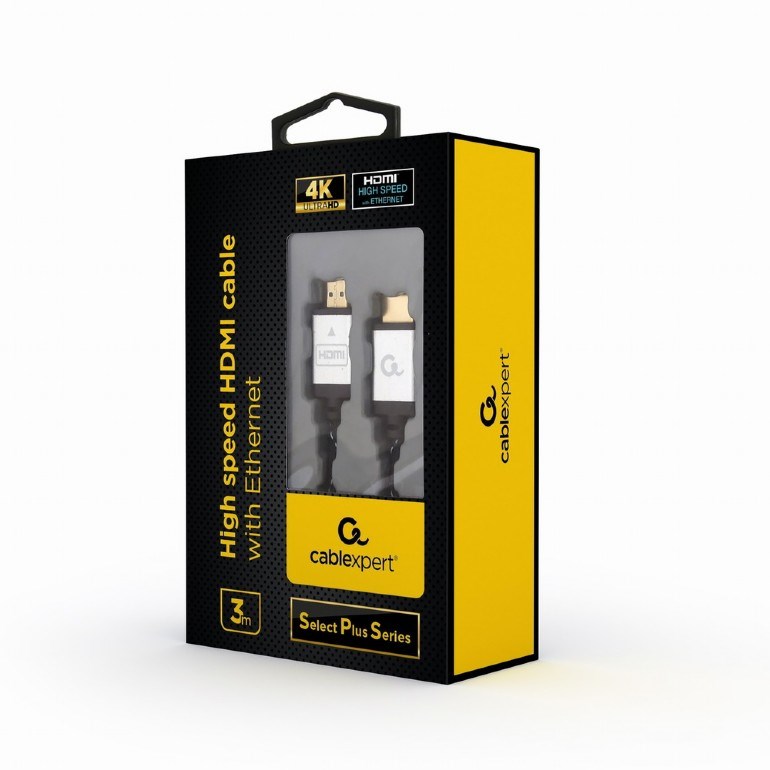HDMI kabel GEMBIRD CCB-HDMIL-3M (HDMI Type A (Standard)) sivi
