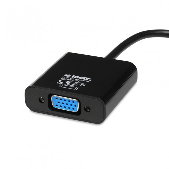 Adapter za video kabel iBox IAHV01 (HDMI Type A, VGA, D-Sub) crna-1