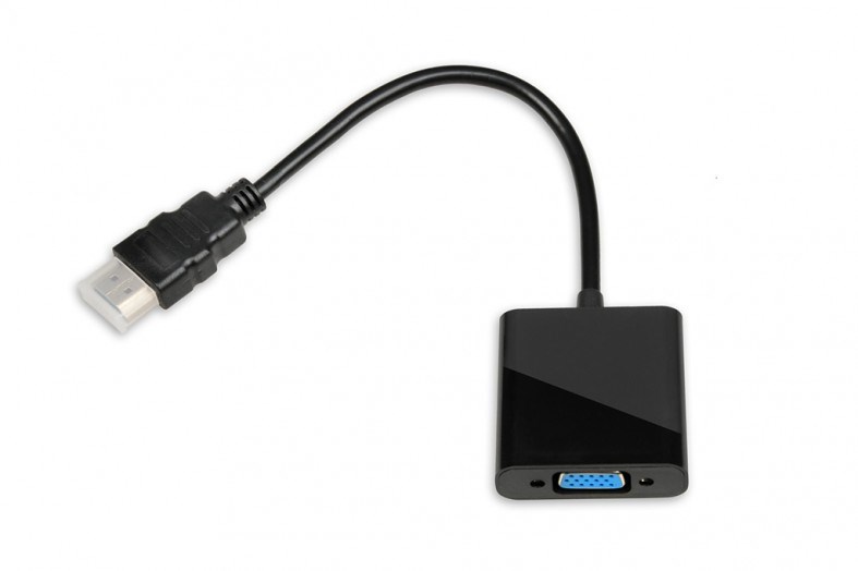 Adapter za video kabel iBox IAHV01 (HDMI Type A, VGA, D-Sub) crna-2