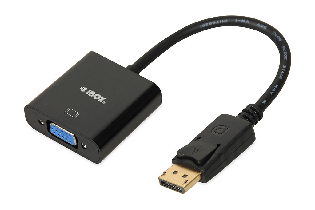 Adapter za kabel iBOX IADPVGA (Display Port na VGA adapter)-2